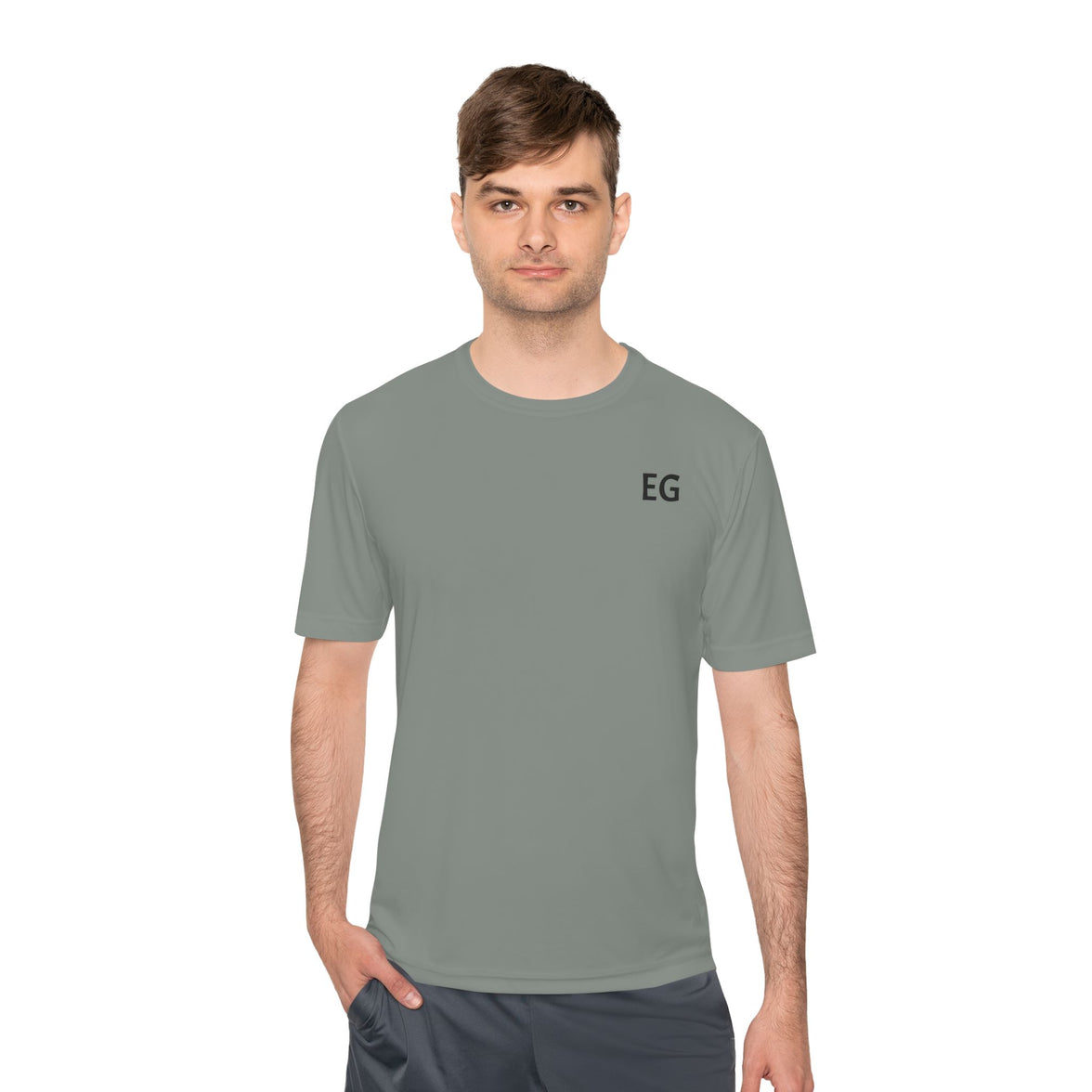 Unisex Moisture Wicking Tee with breathable polyester fabric