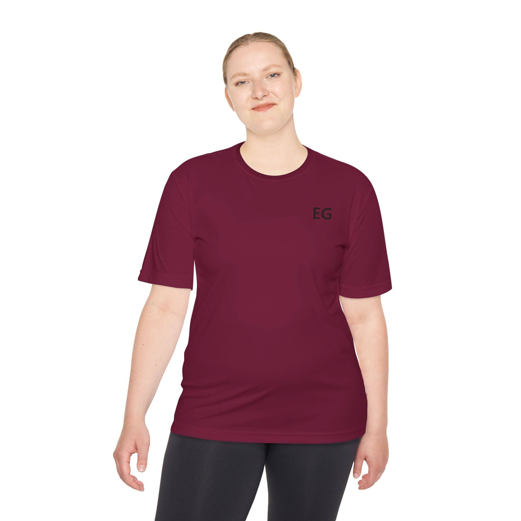 Unisex Moisture Wicking Tee with breathable polyester fabric