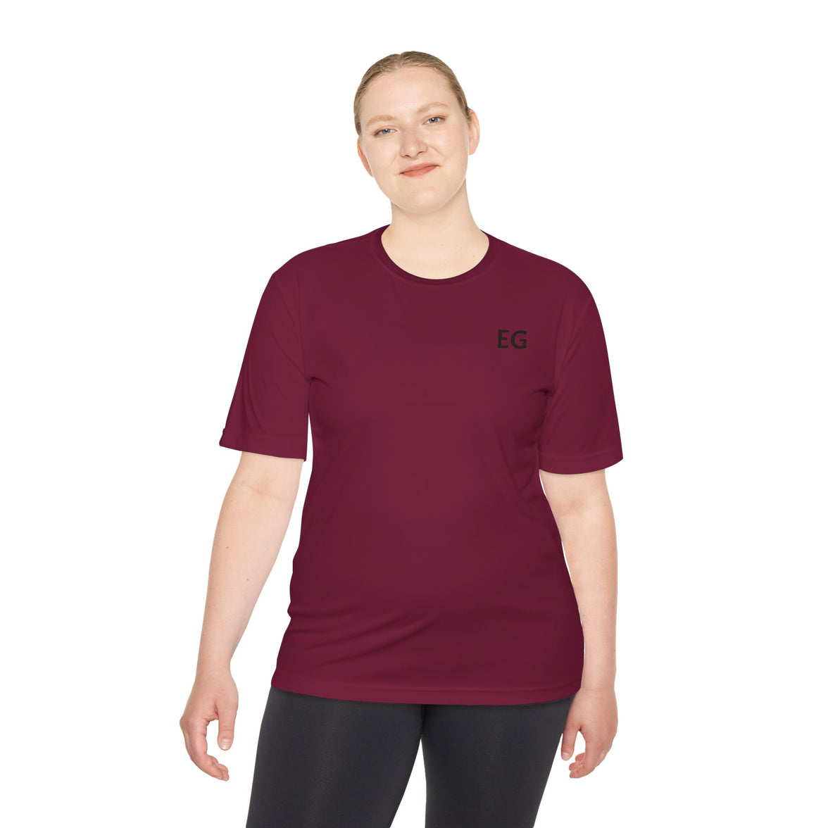 Unisex Moisture Wicking Tee with breathable polyester fabric