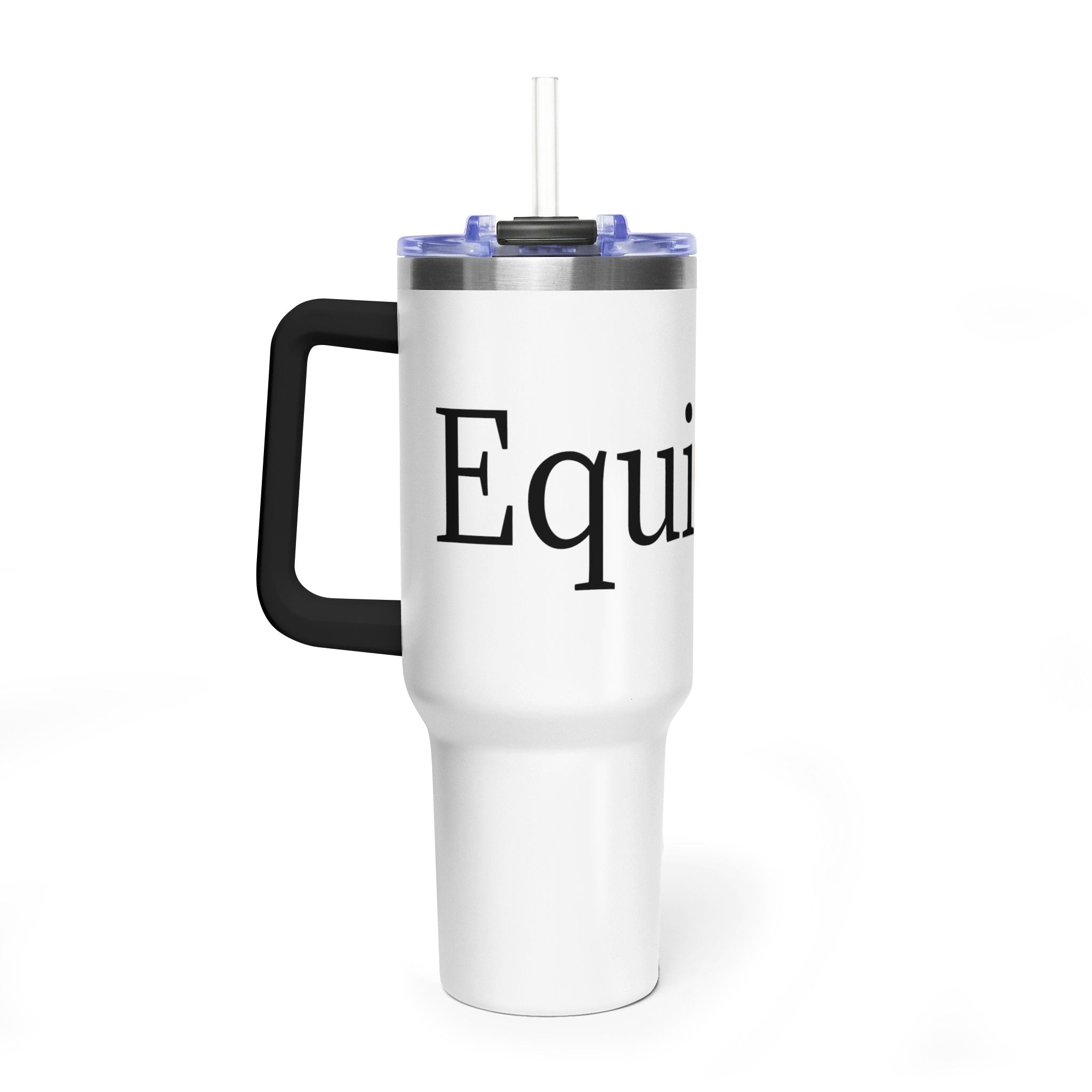 40oz Vacuum Thermal Tumbler with convenient carrying handle