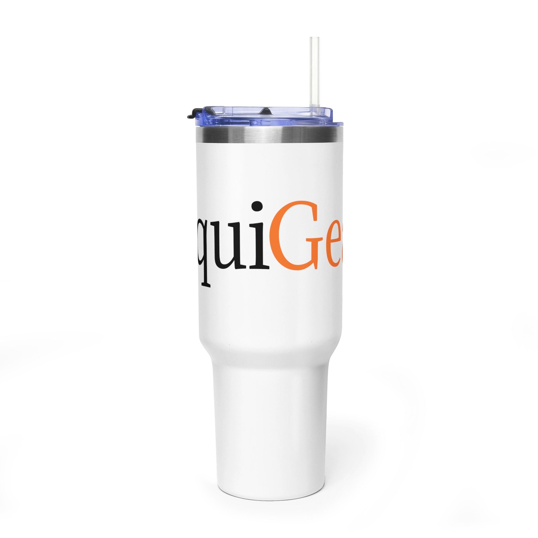 40oz Vacuum Thermal Tumbler with convenient carrying handle