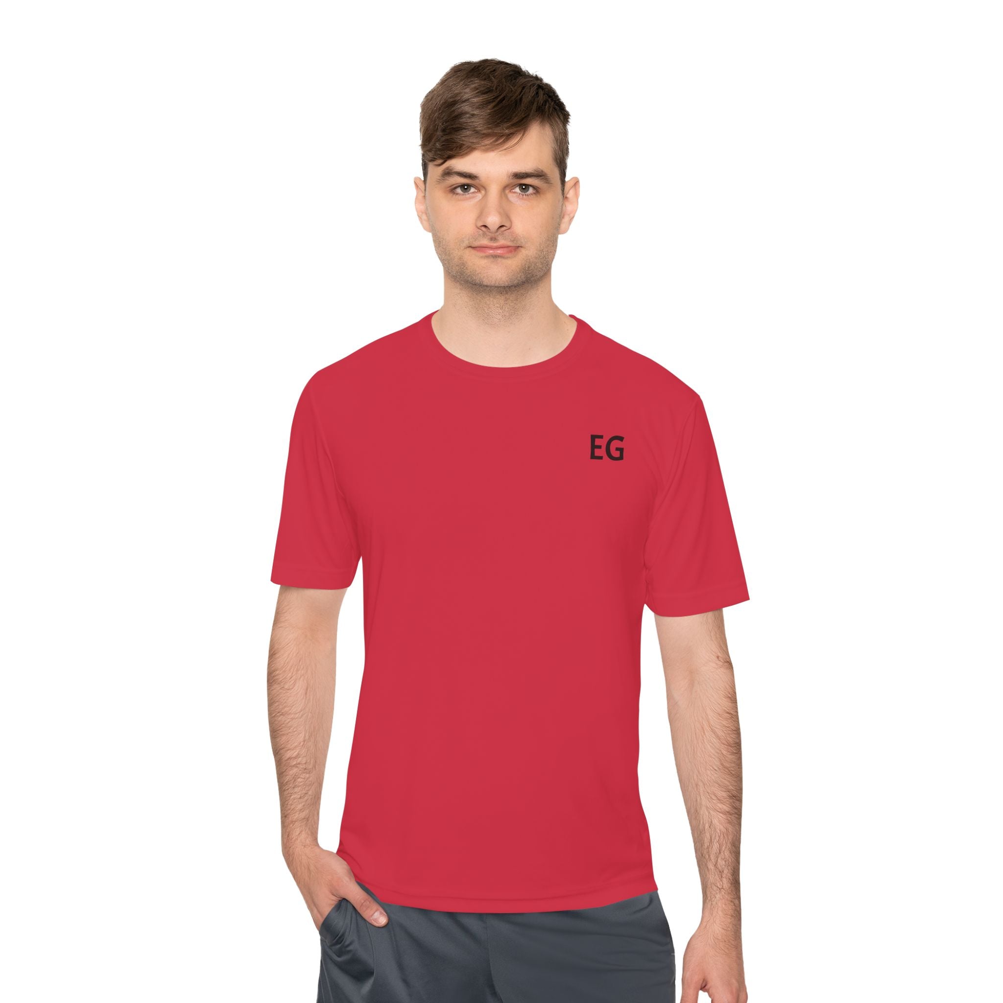Unisex Moisture Wicking Tee with breathable polyester fabric
