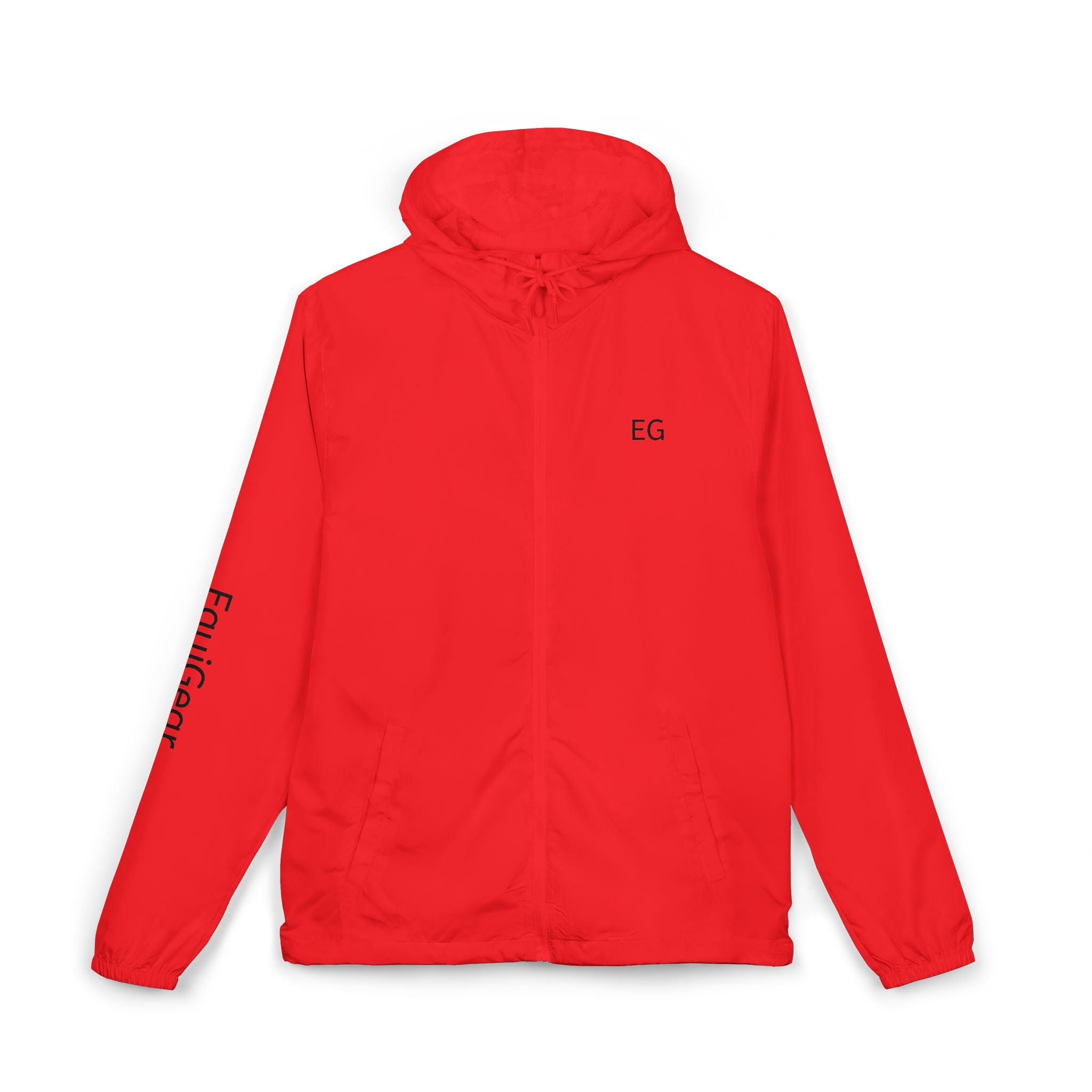 Unisex Full-Zip Windbreaker Jacket with side pockets