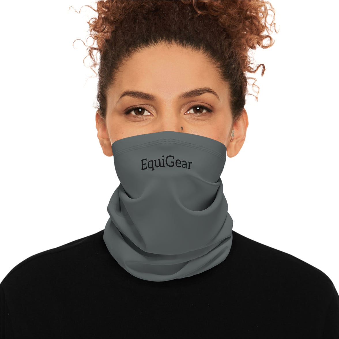 Winter Neck Gaiter fleece-like polyester spandex fabric