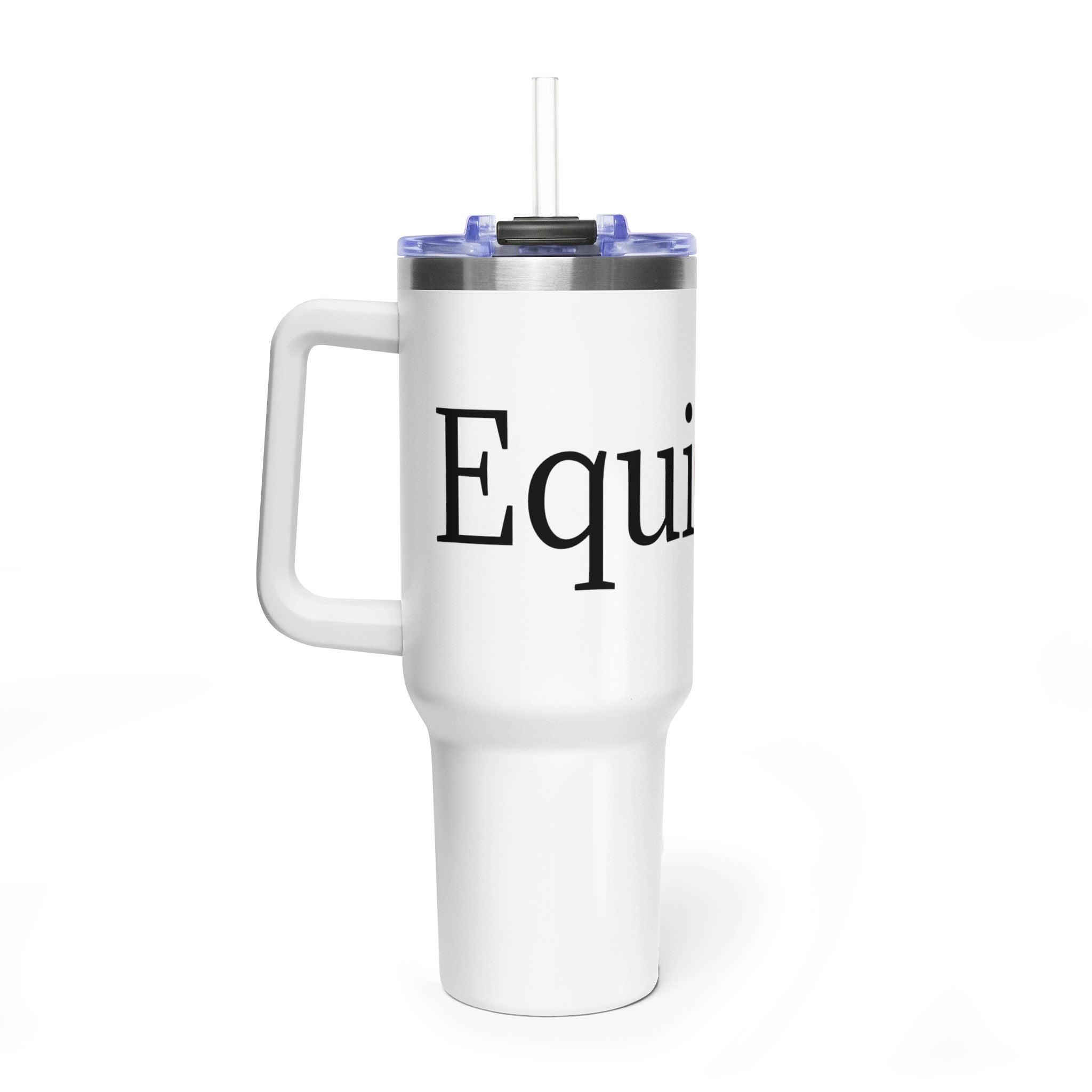 40oz Vacuum Thermal Tumbler with convenient carrying handle