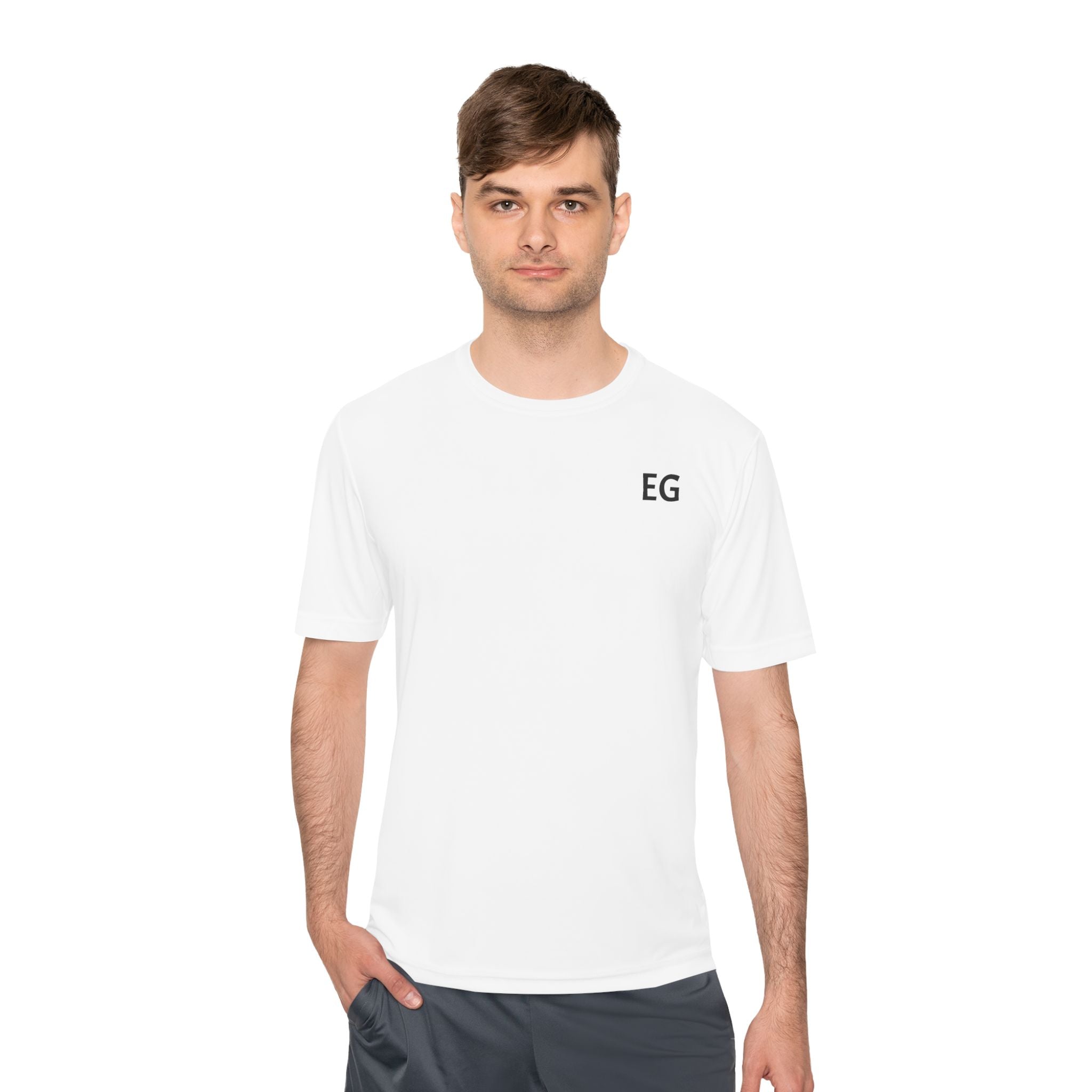 Unisex Moisture Wicking Tee with breathable polyester fabric