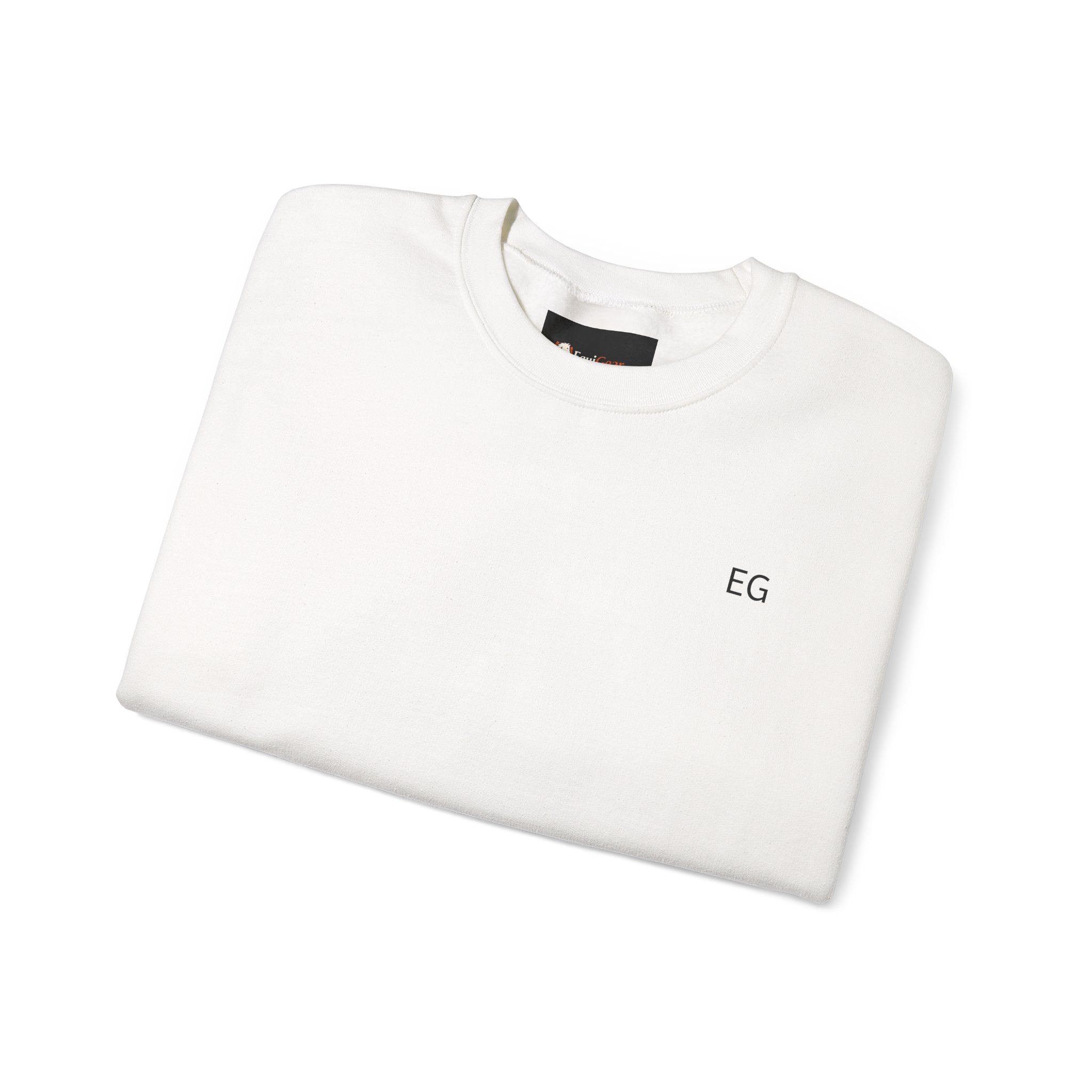 Heavy Blend Crewneck Sweatshirt embroidery customization