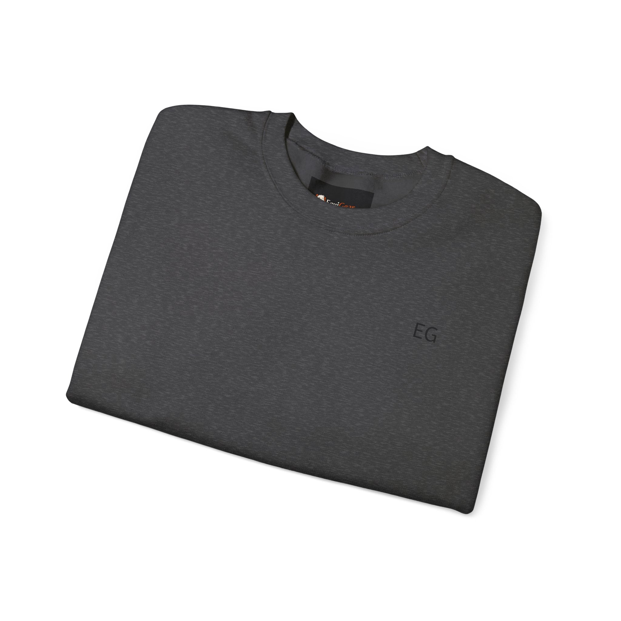 Heavy Blend Crewneck Sweatshirt with crew neckline