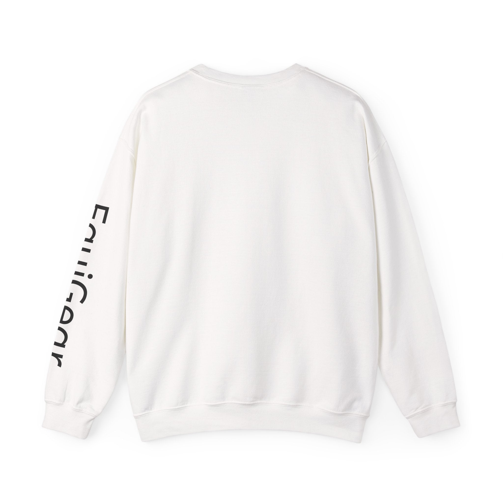 Heavy Blend Crewneck Sweatshirt ribbed cuffs and collar