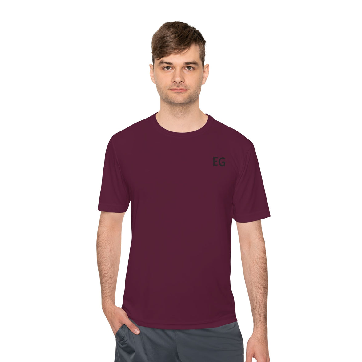 Unisex Moisture Wicking Tee with breathable polyester fabric