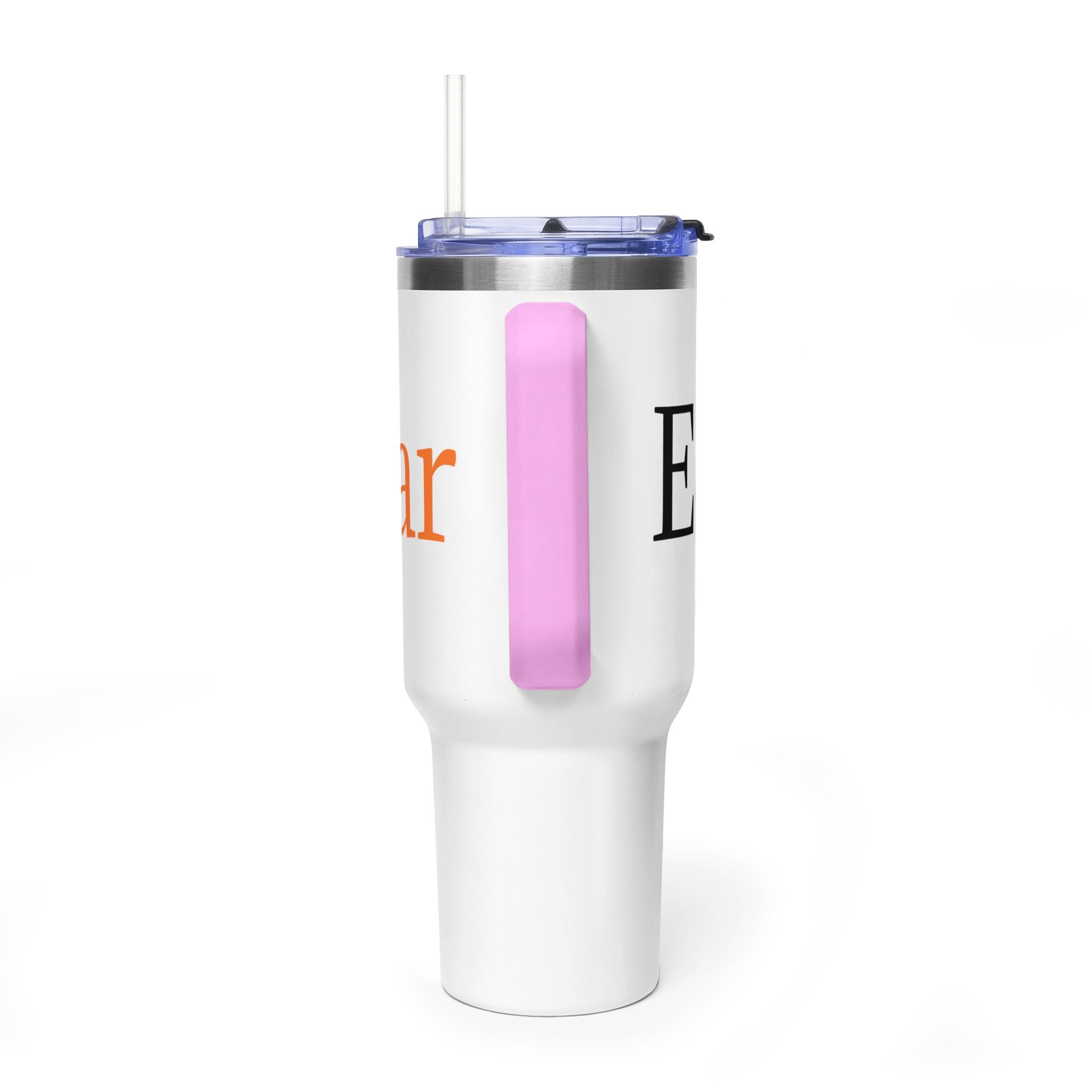 40oz Vacuum Thermal Tumbler with convenient carrying handle