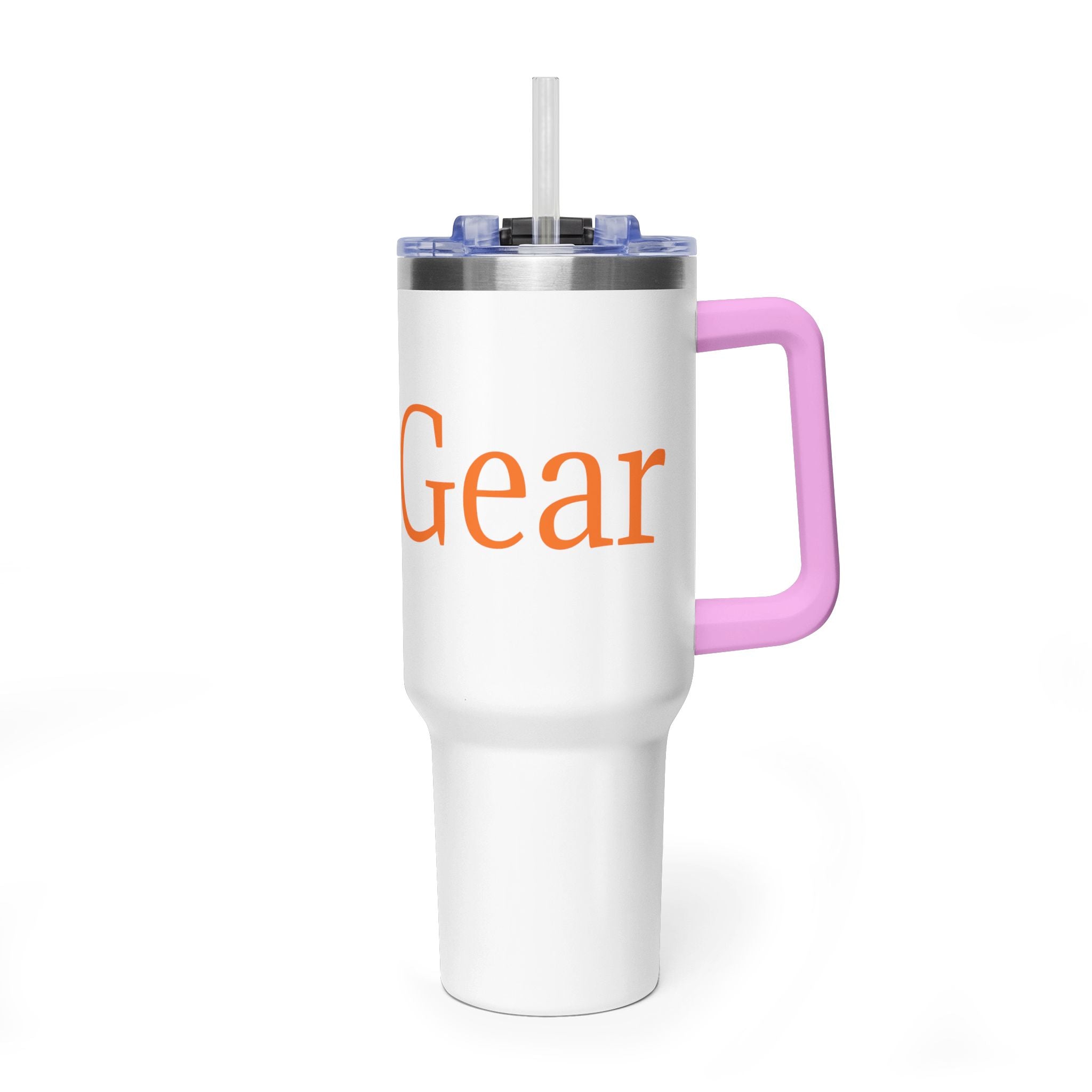 40oz Vacuum Thermal Tumbler with convenient carrying handle