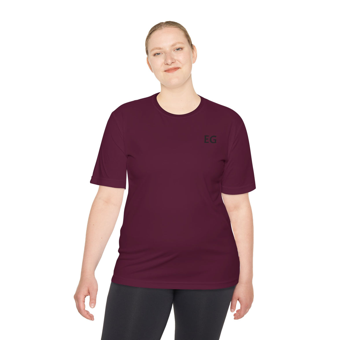 Unisex Moisture Wicking Tee with breathable polyester fabric