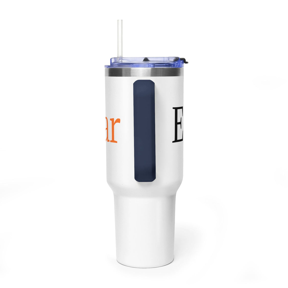 40oz Vacuum Thermal Tumbler with flip-top resealable lid
