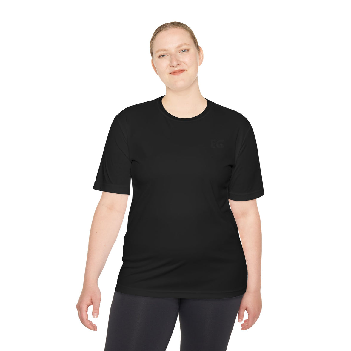 Unisex Moisture Wicking Tee with breathable polyester fabric