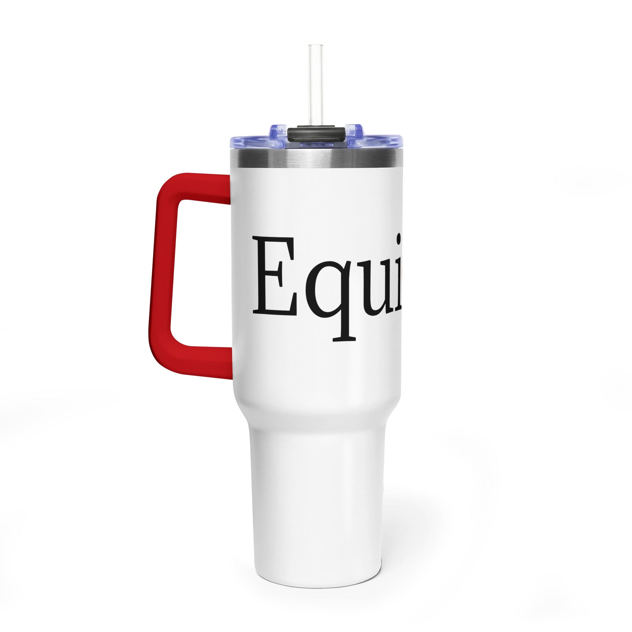 40oz Vacuum Thermal Tumbler with convenient carrying handle