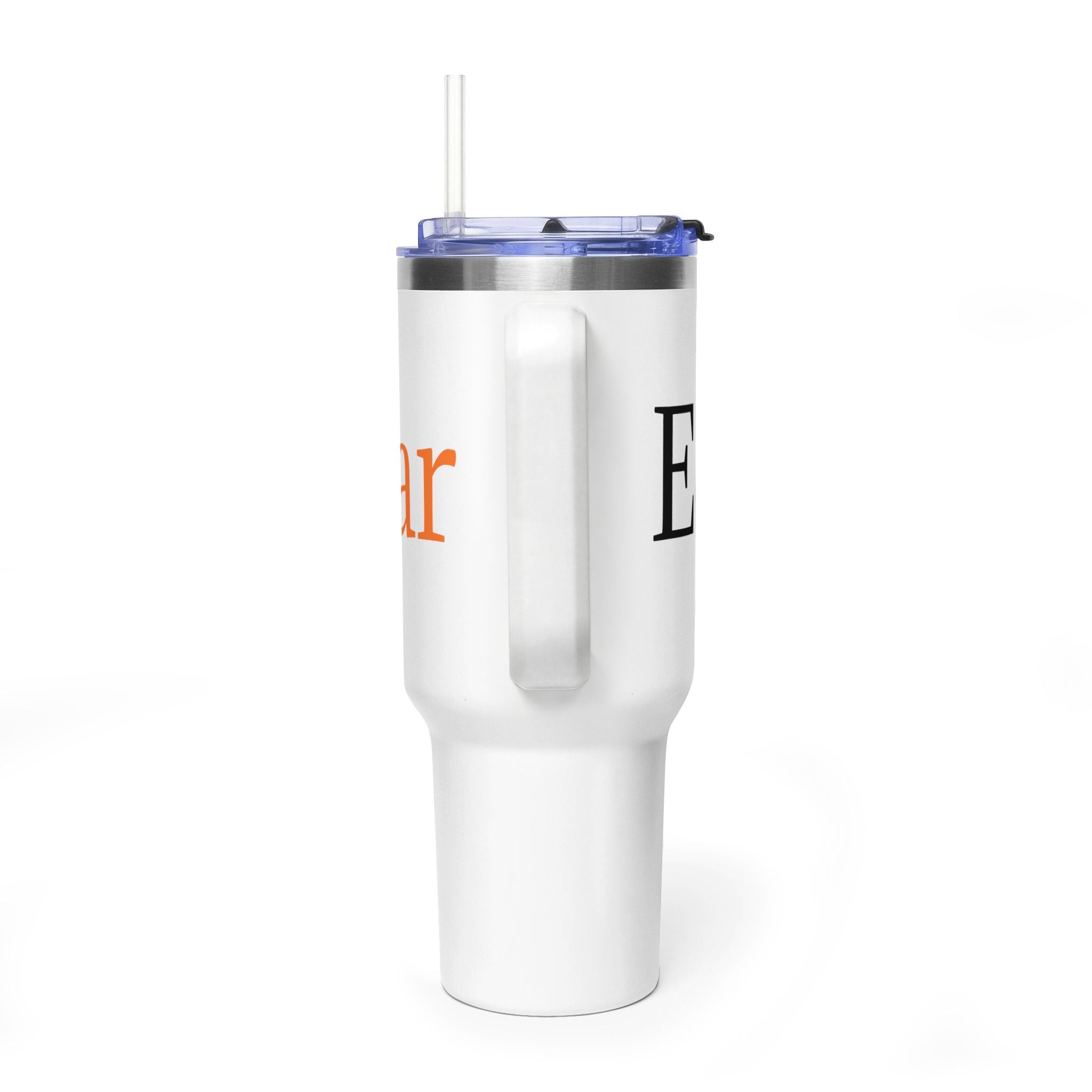 40oz Vacuum Thermal Tumbler with convenient carrying handle