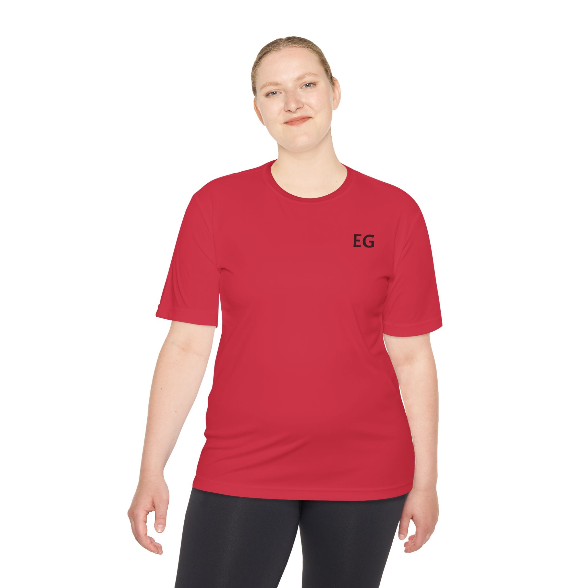 Unisex Moisture Wicking Tee with breathable polyester fabric