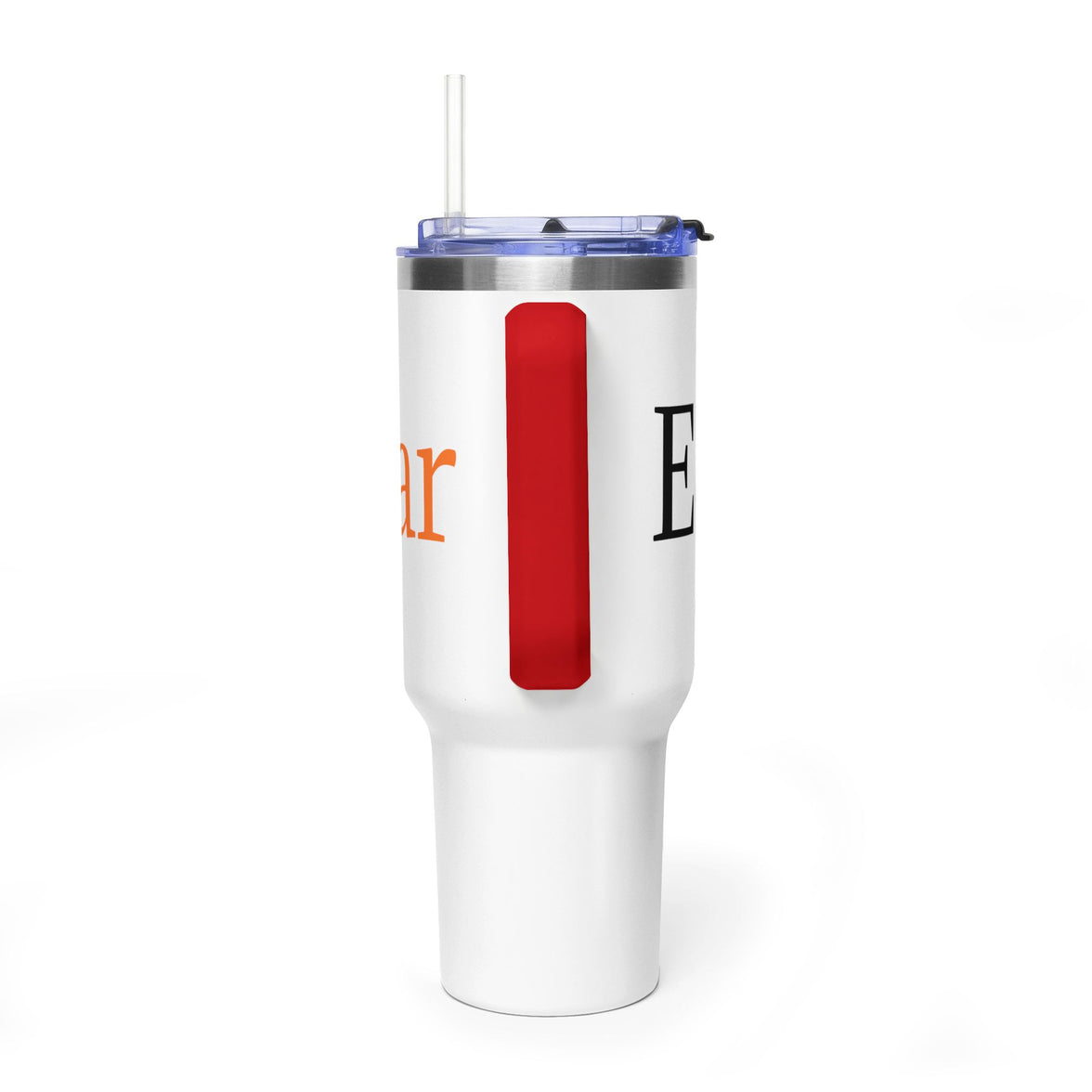40oz Vacuum Thermal Tumbler with convenient carrying handle