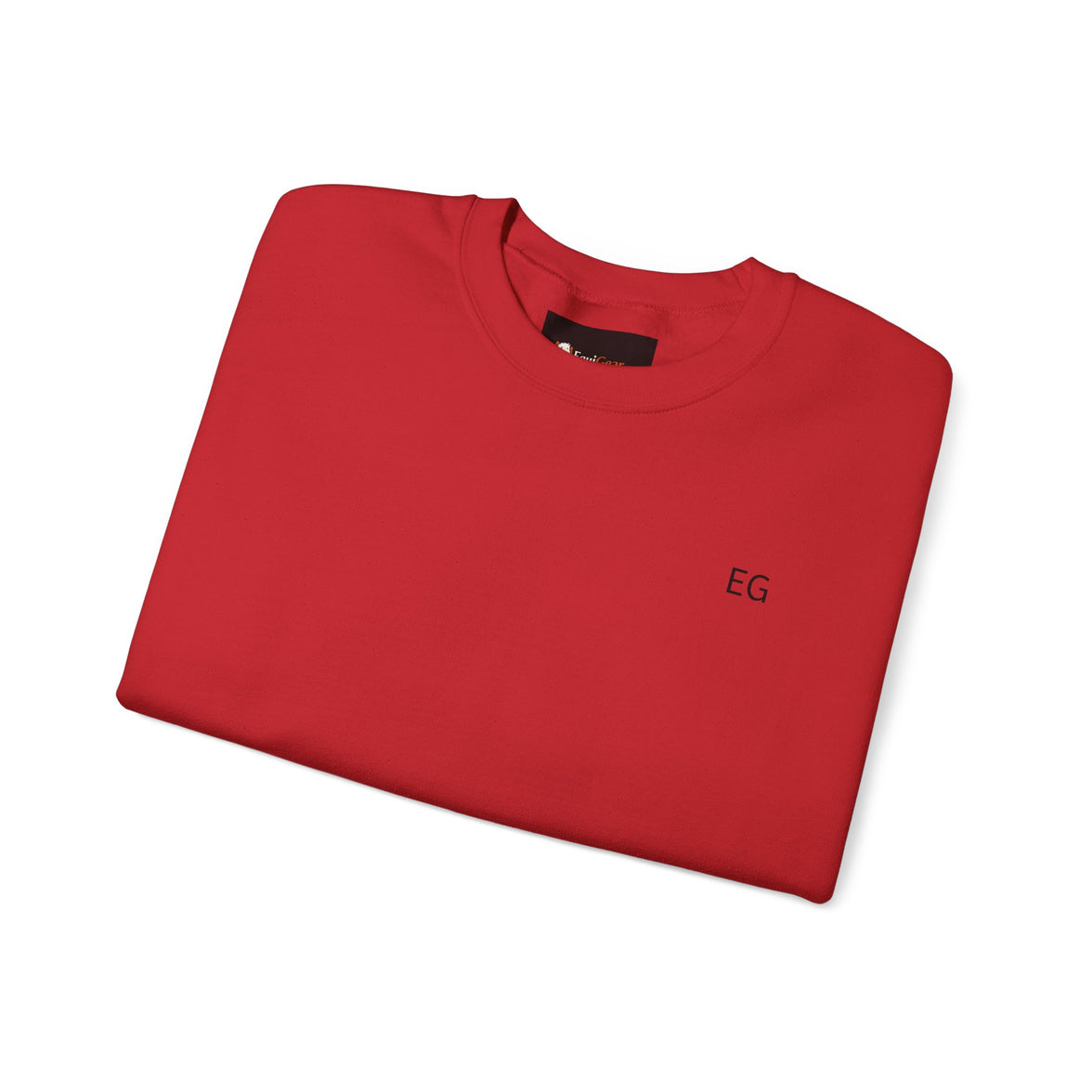 Heavy Blend Crewneck Sweatshirt ribbed cuffs and collar