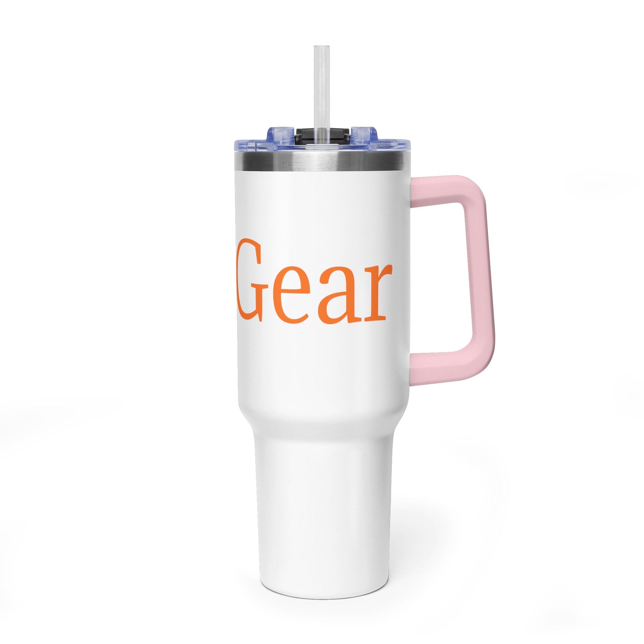 40oz Vacuum Thermal Tumbler with convenient carrying handle