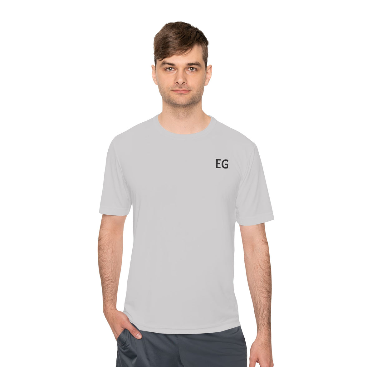 Unisex Moisture Wicking Tee with breathable polyester fabric