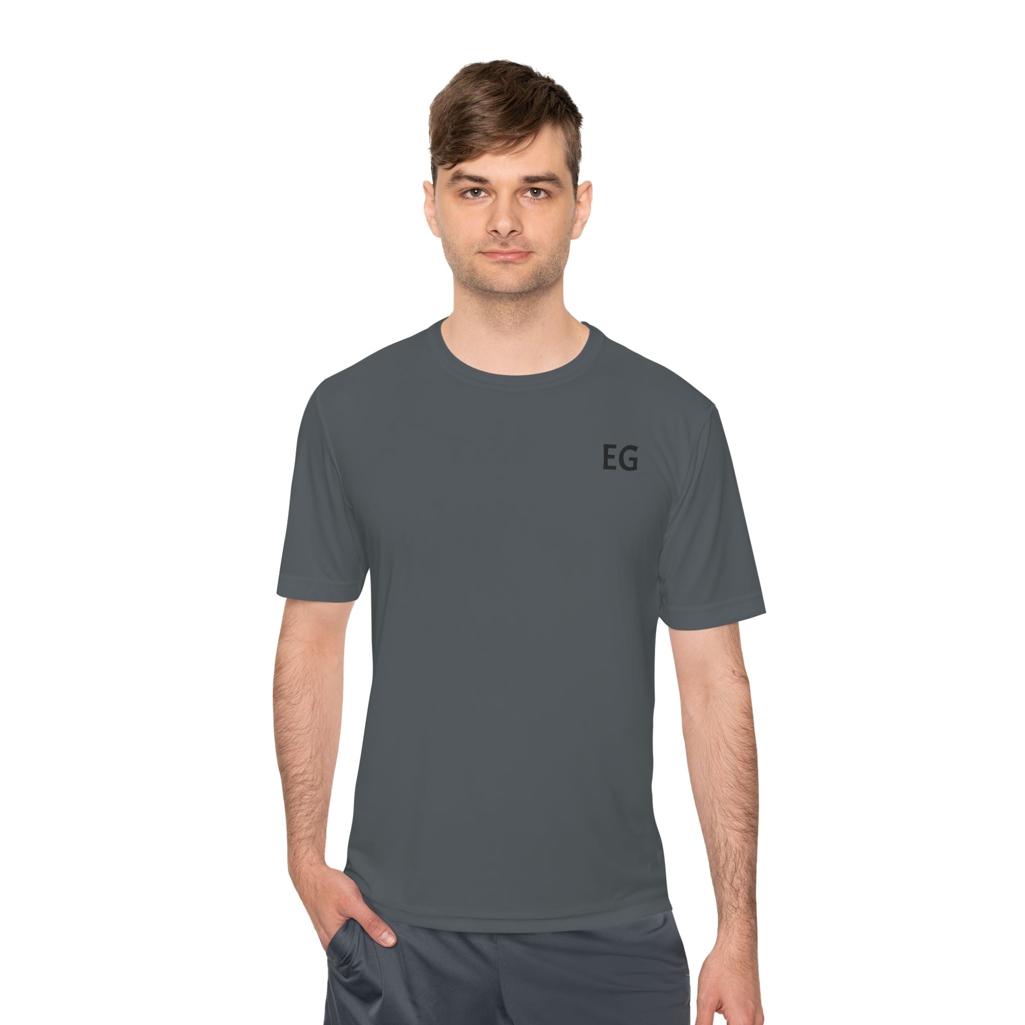 Unisex Moisture Wicking Tee with breathable polyester fabric