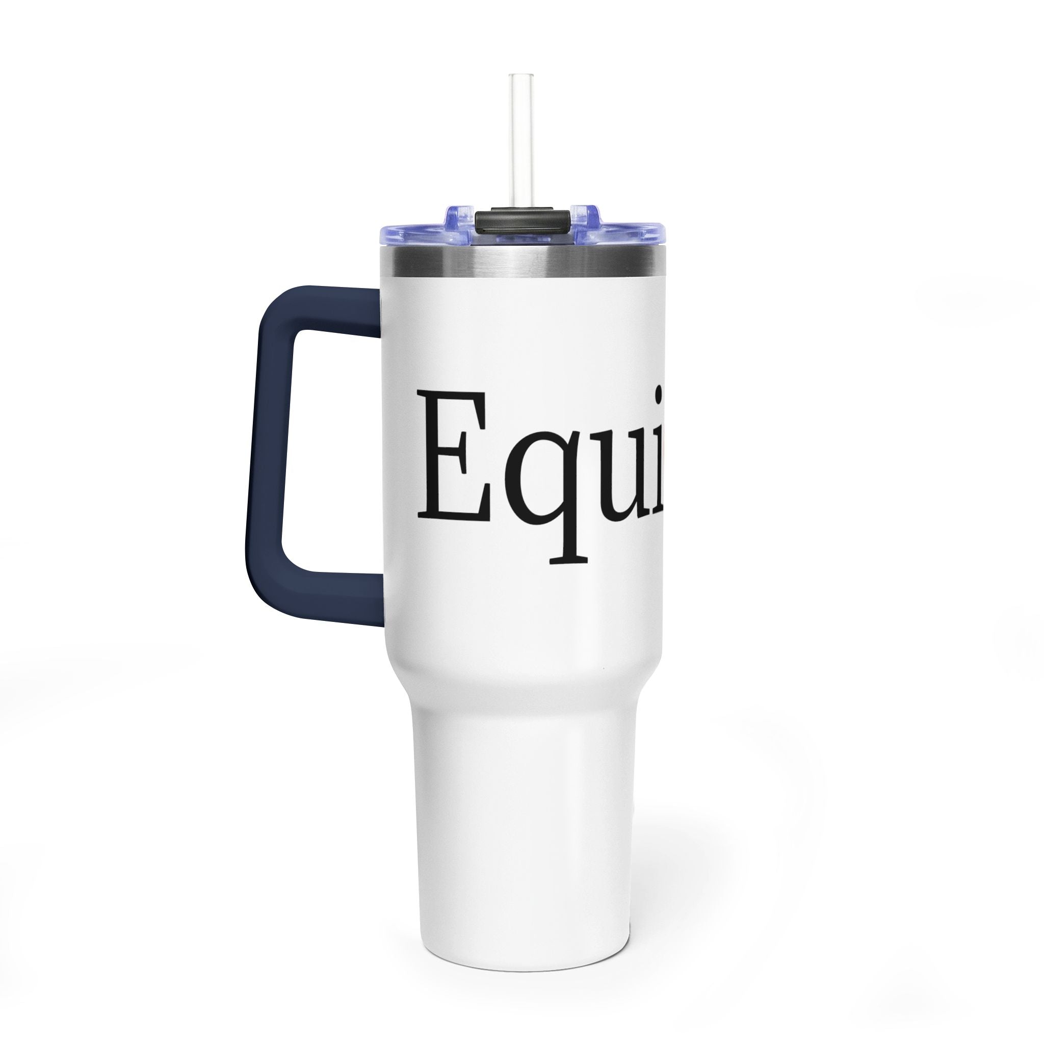 40oz Vacuum Thermal Tumbler with convenient carrying handle