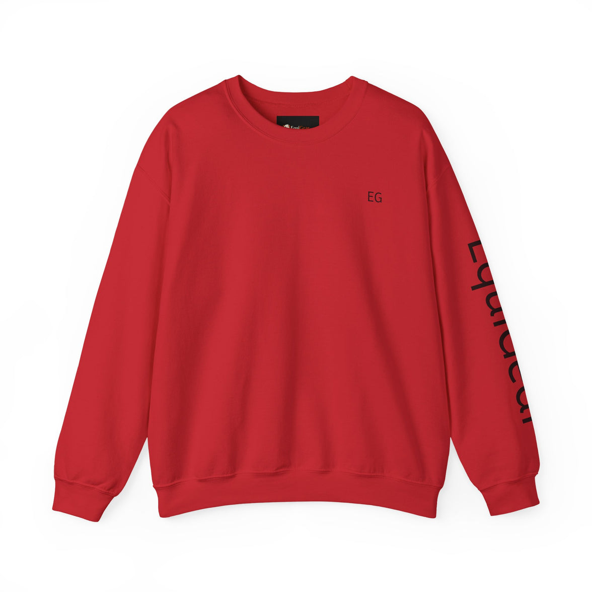 Heavy Blend Crewneck Sweatshirt ribbed cuffs and collar