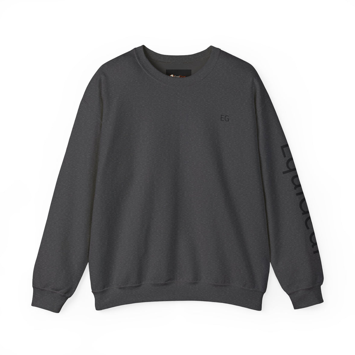 Heavy Blend Crewneck Sweatshirt ribbed cuffs and collar