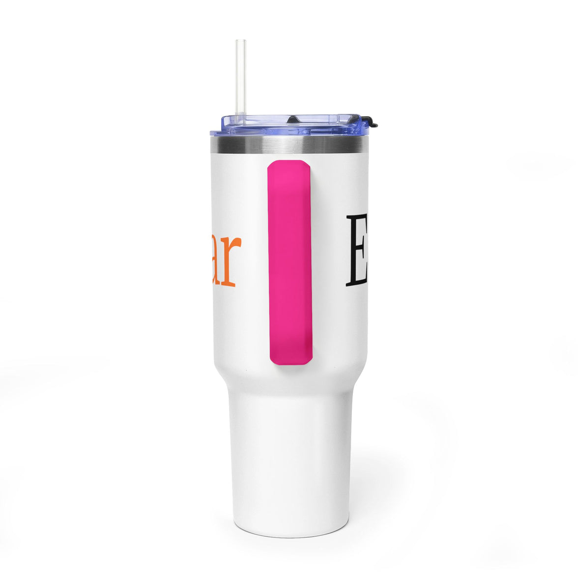 40oz Vacuum Thermal Tumbler with convenient carrying handle