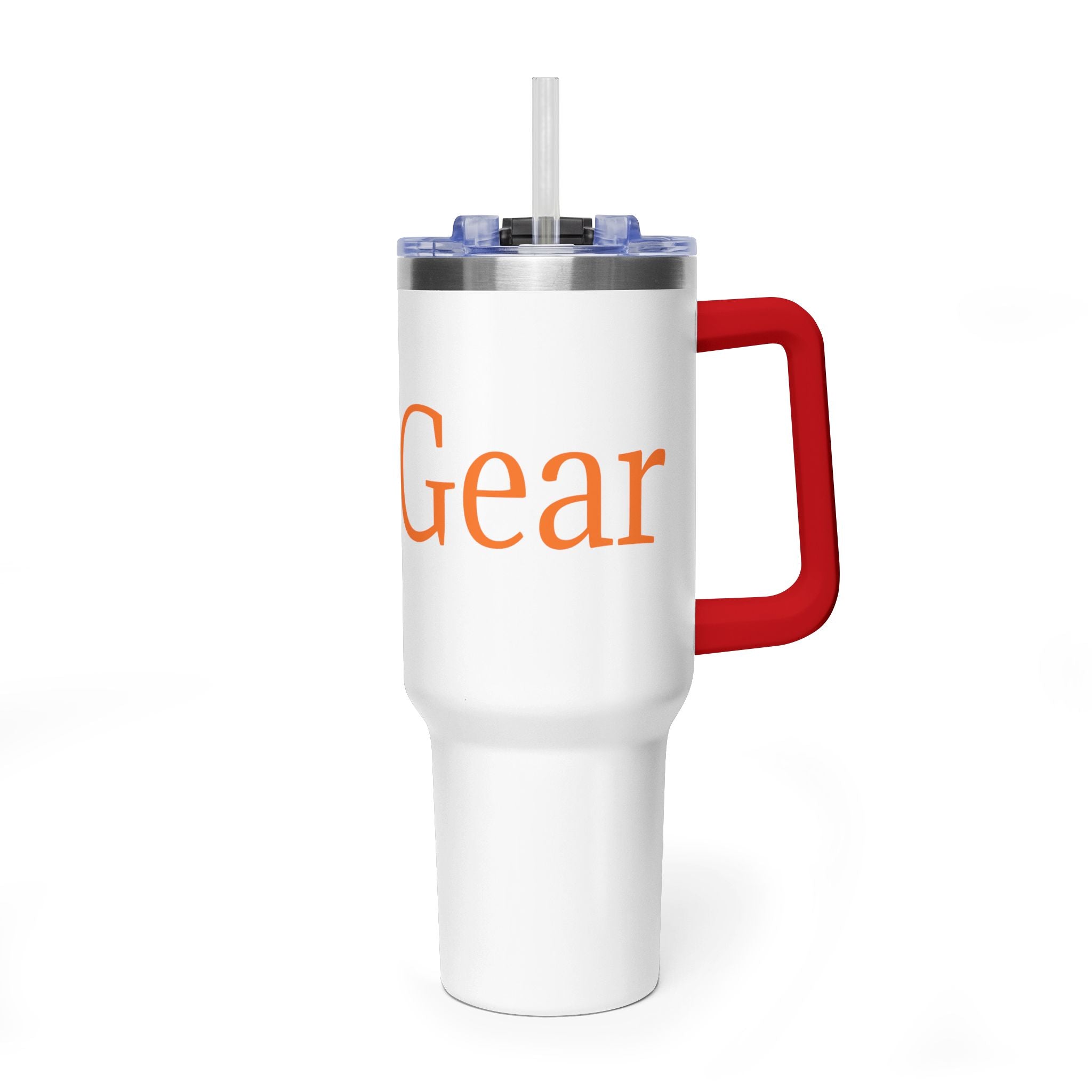 40oz Vacuum Thermal Tumbler with convenient carrying handle