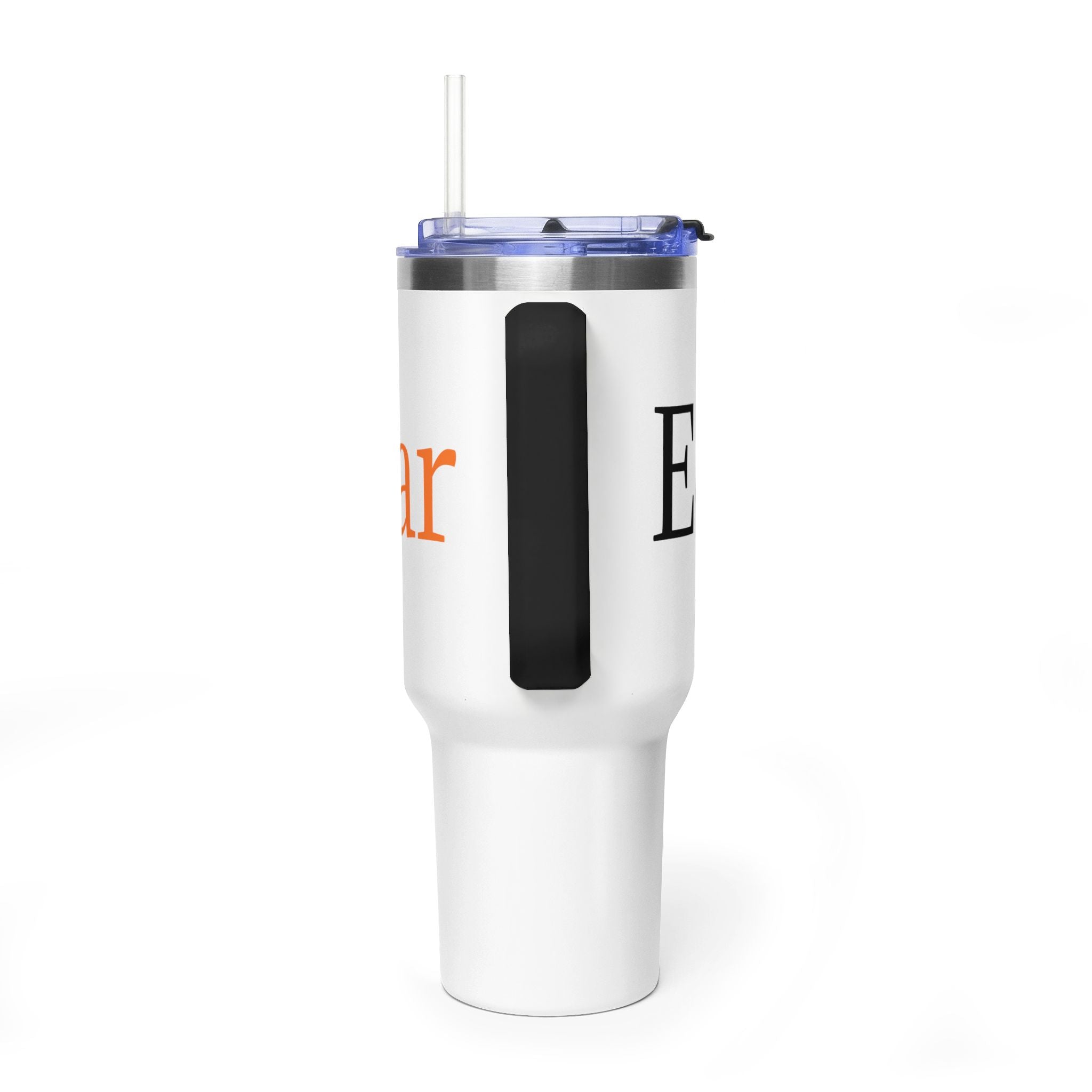 40oz Vacuum Thermal Tumbler with convenient carrying handle