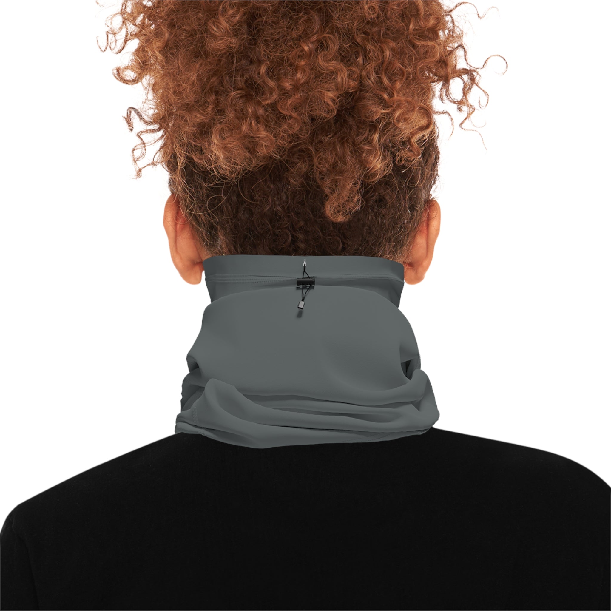 Winter Neck Gaiter with elastic drawstring