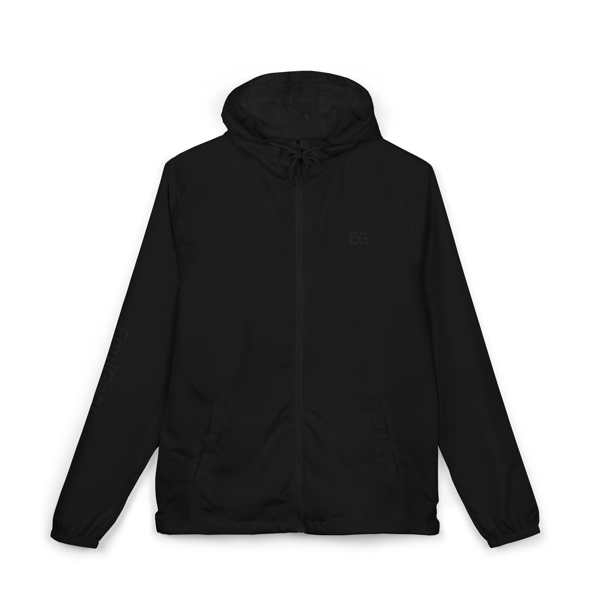 Unisex Full-Zip Windbreaker Jacket full zipper closure